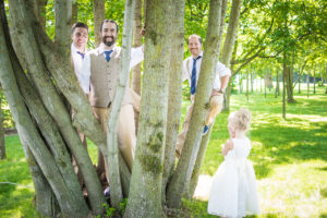 Group of people getting clicked with the branches